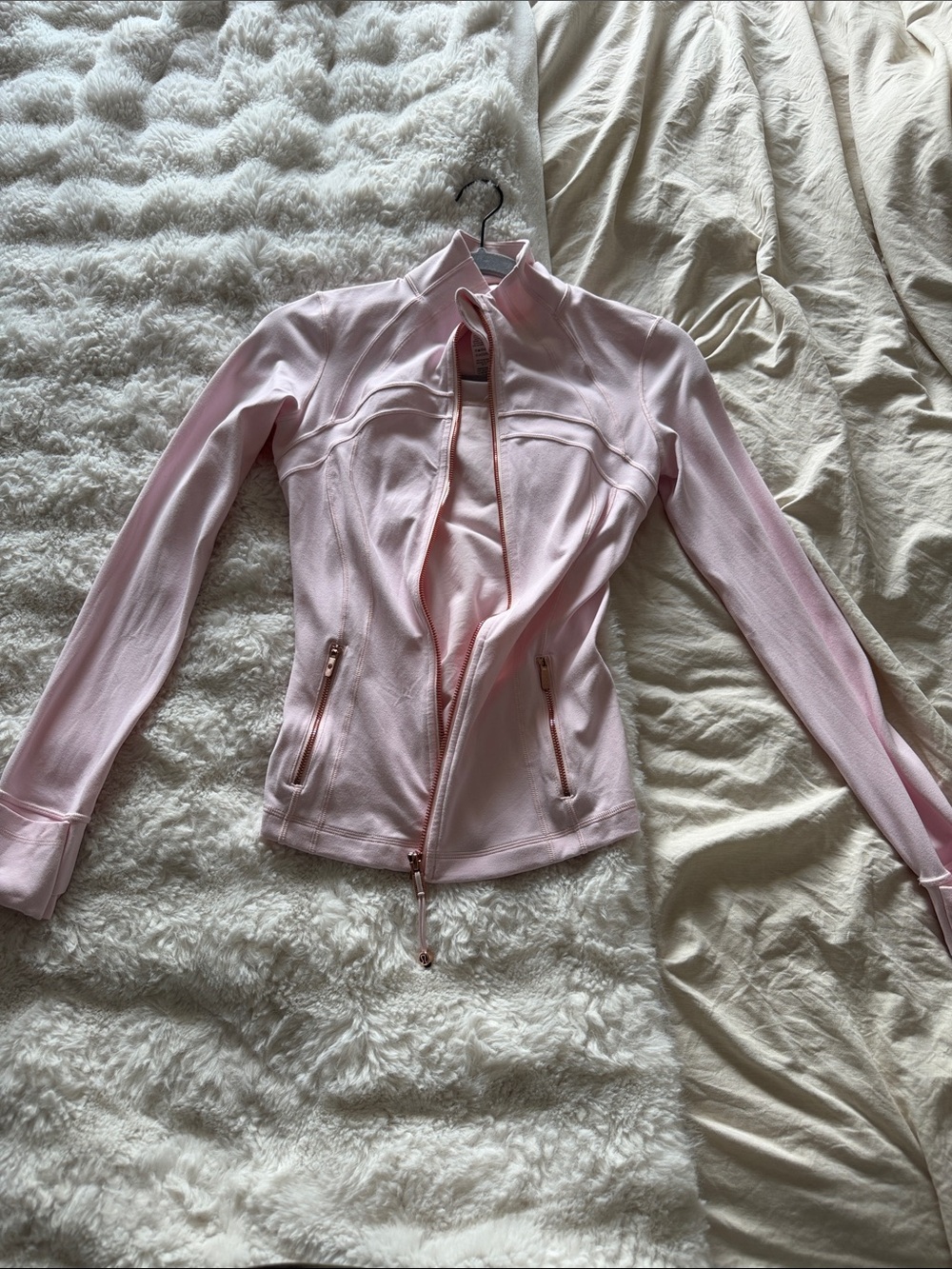 lululemon define nulu strawberry milkshake jacket